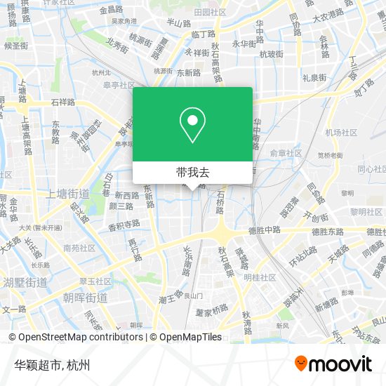 华颖超市地图
