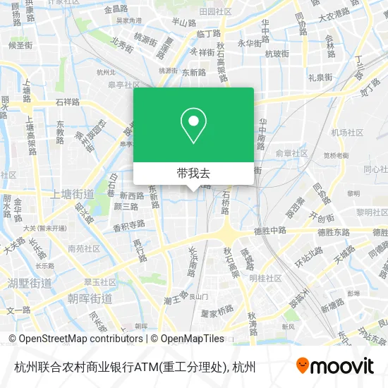 杭州联合农村商业银行ATM(重工分理处)地图