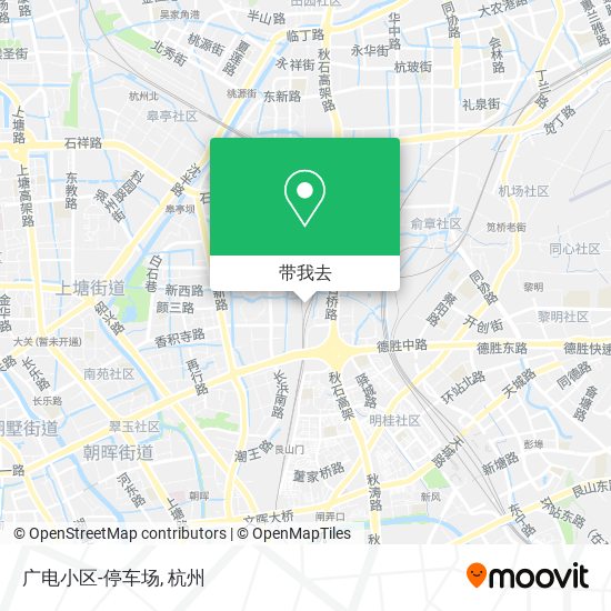 广电小区-停车场地图