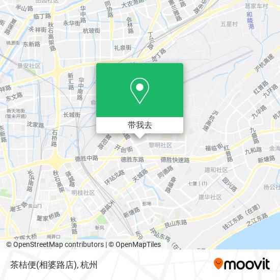 茶桔便(相婆路店)地图