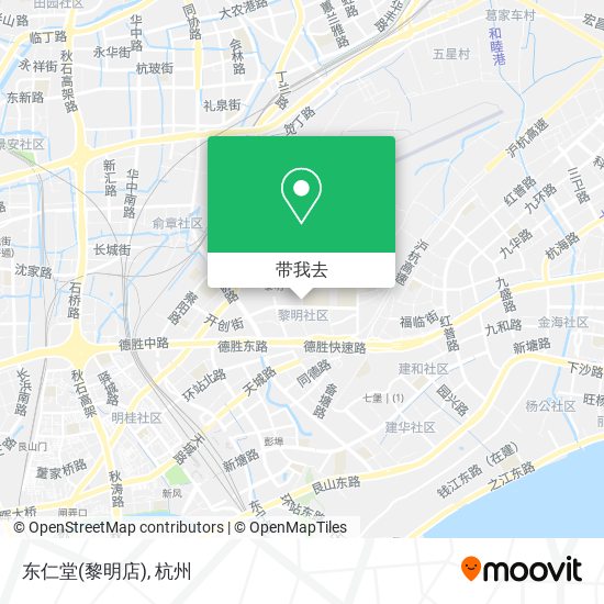 东仁堂(黎明店)地图