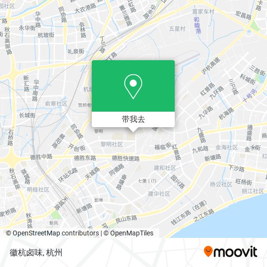 徽杭卤味地图