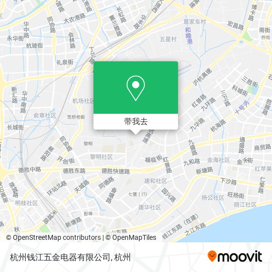 杭州钱江五金电器有限公司地图