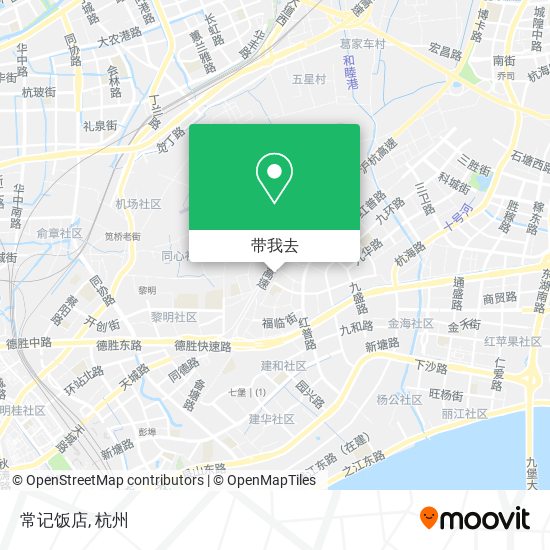 常记饭店地图
