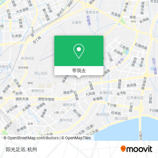 阳光足浴地图