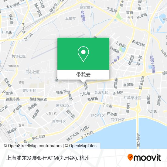 上海浦东发展银行ATM(九环路)地图