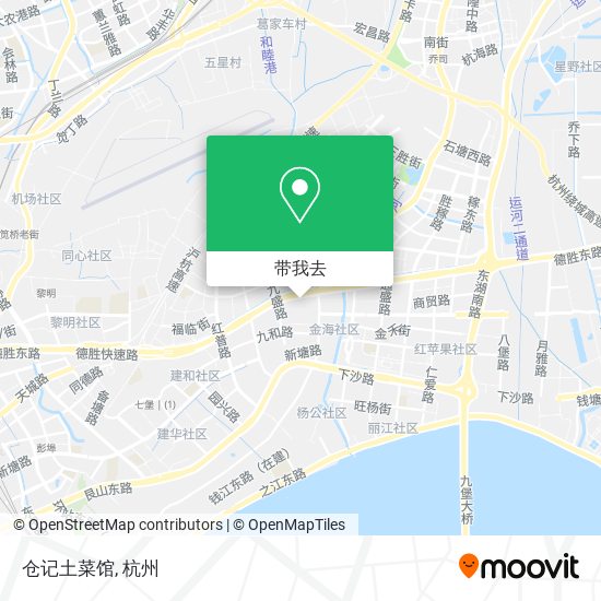 仓记土菜馆地图