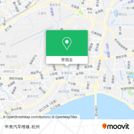 申奥汽车维修地图