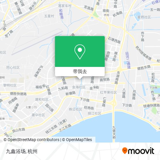 九鑫浴场地图