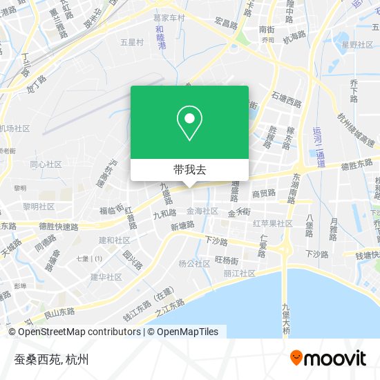 蚕桑西苑地图