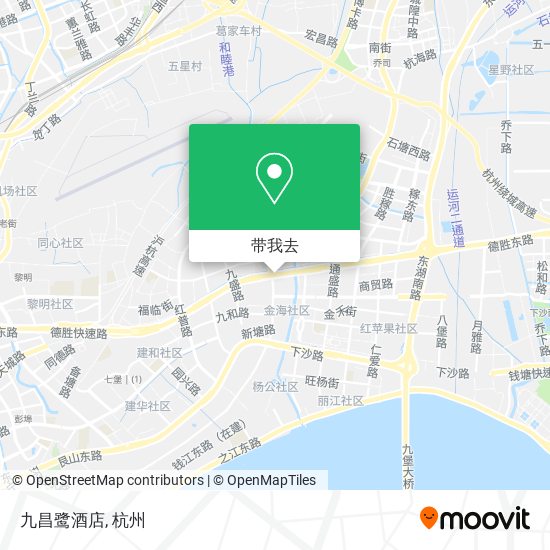 九昌鹭酒店地图
