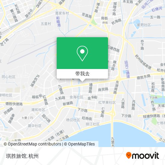 琪胜旅馆地图
