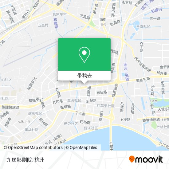 九堡影剧院地图