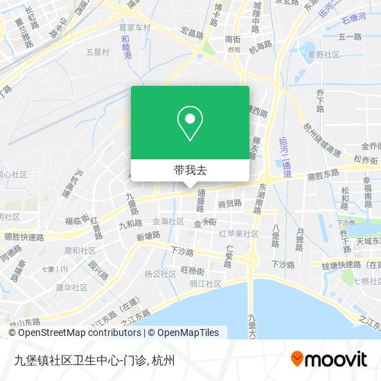 九堡镇社区卫生中心-门诊地图