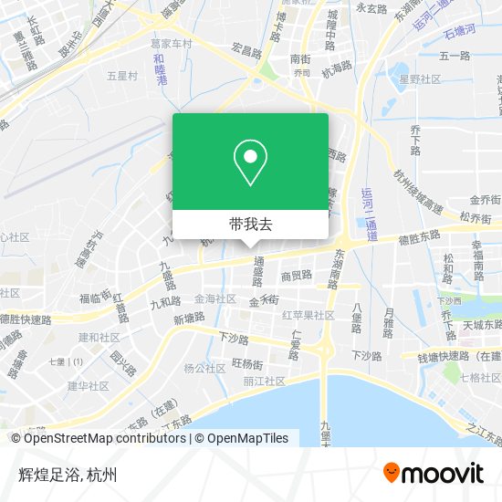 辉煌足浴地图