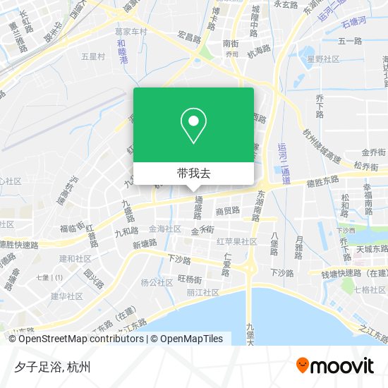 夕子足浴地图