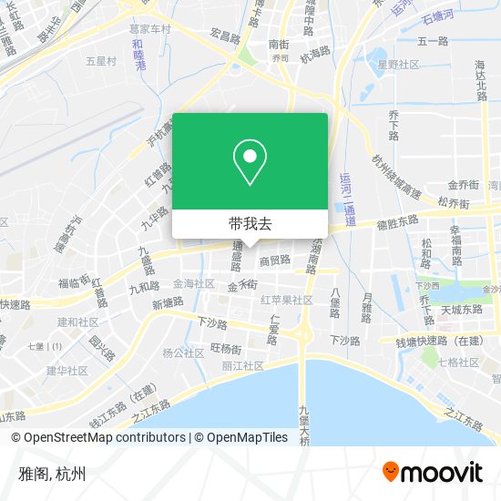 雅阁地图