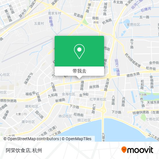 阿荣饮食店地图