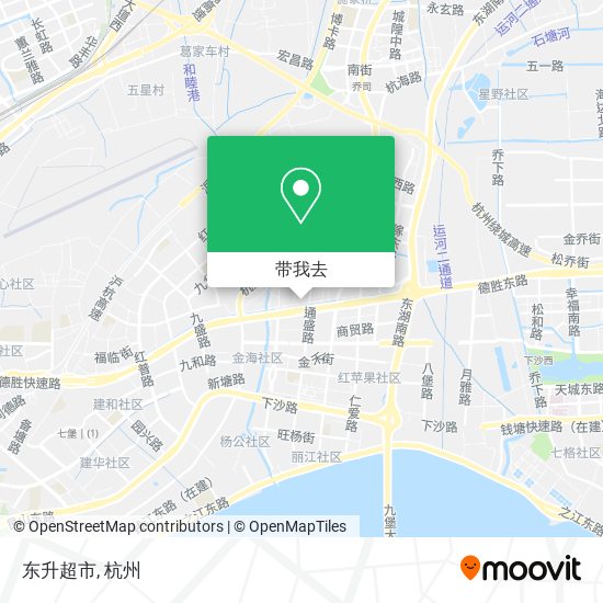 东升超市地图