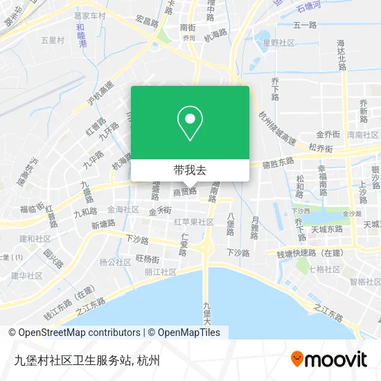 九堡村社区卫生服务站地图
