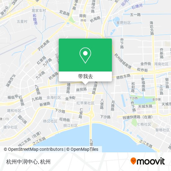 杭州中润中心地图