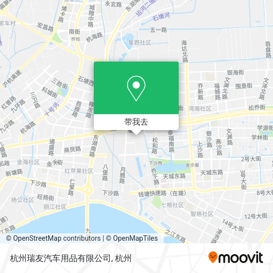 杭州瑞友汽车用品有限公司地图