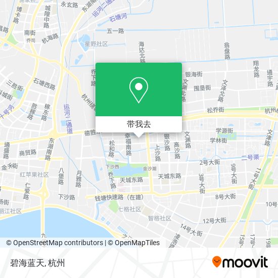 碧海蓝天地图