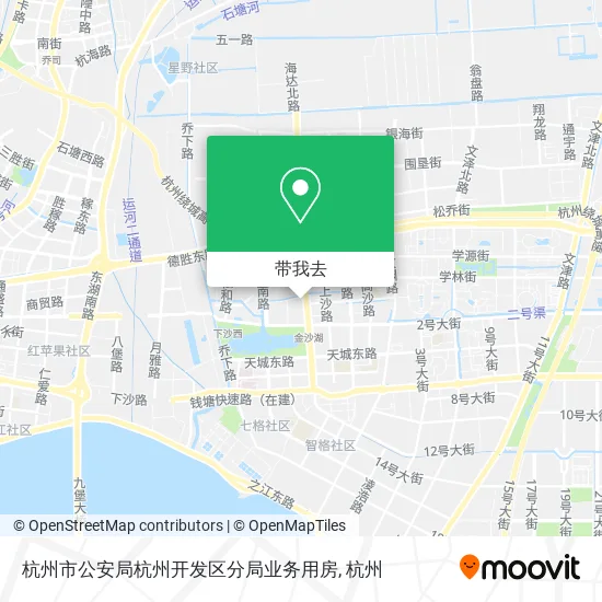 杭州市公安局杭州开发区分局业务用房地图