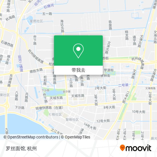 罗丝面馆地图