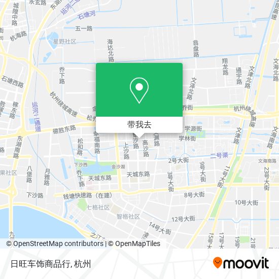 日旺车饰商品行地图