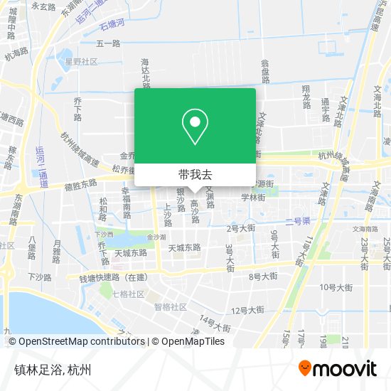 镇林足浴地图