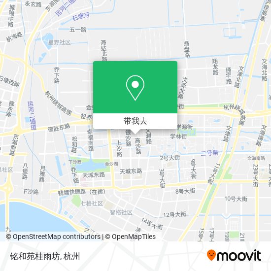 铭和苑桂雨坊地图