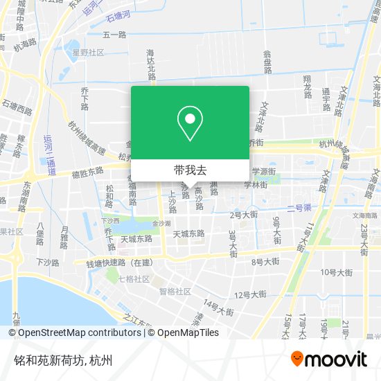 铭和苑新荷坊地图