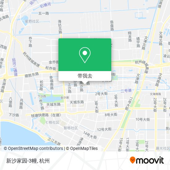 新沙家园-3幢地图
