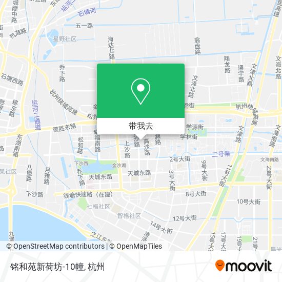 铭和苑新荷坊-10幢地图