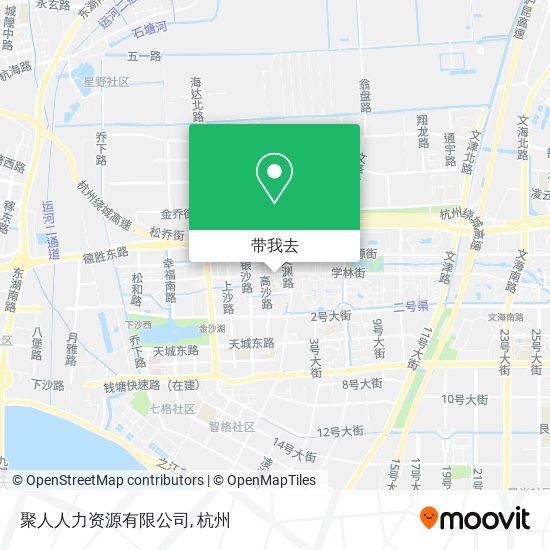聚人人力资源有限公司地图