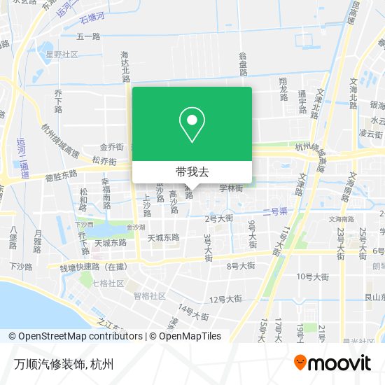 万顺汽修装饰地图