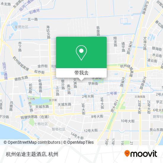 杭州佑途主题酒店地图