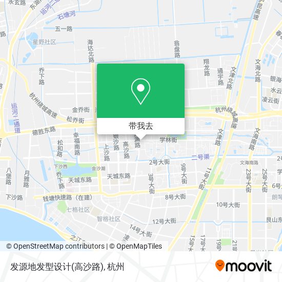 发源地发型设计(高沙路)地图