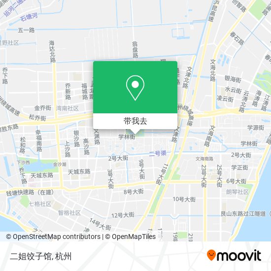 二姐饺子馆地图