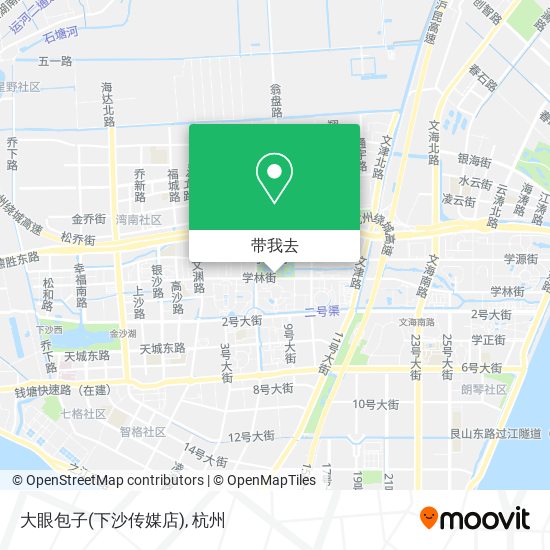 大眼包子(下沙传媒店)地图