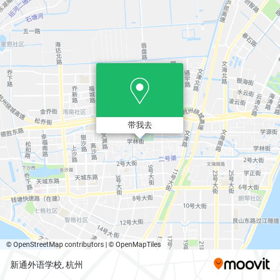 新通外语学校地图