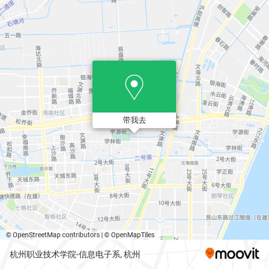 杭州职业技术学院-信息电子系地图