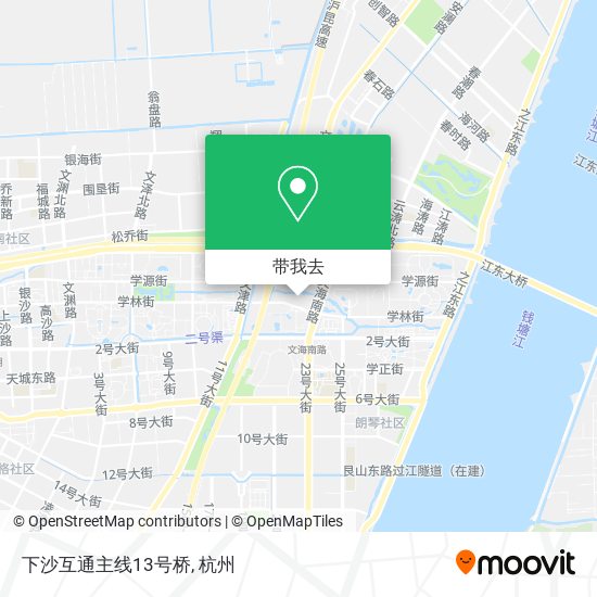 下沙互通主线13号桥地图