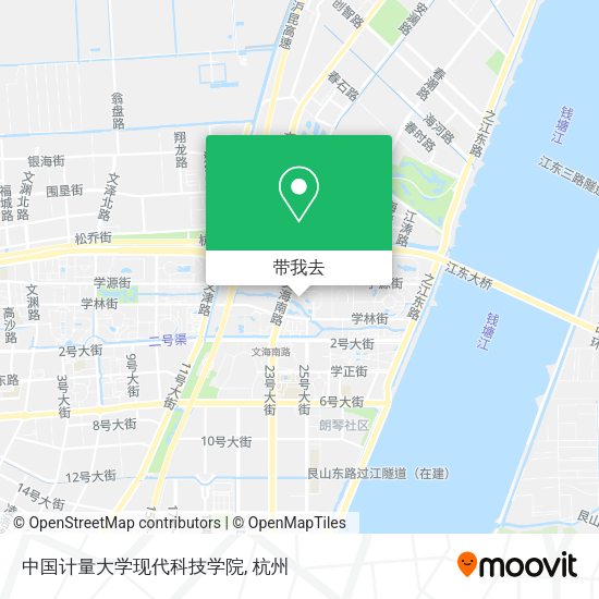 中国计量大学现代科技学院地图