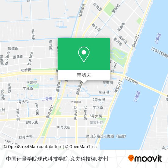 中国计量学院现代科技学院-逸夫科技楼地图