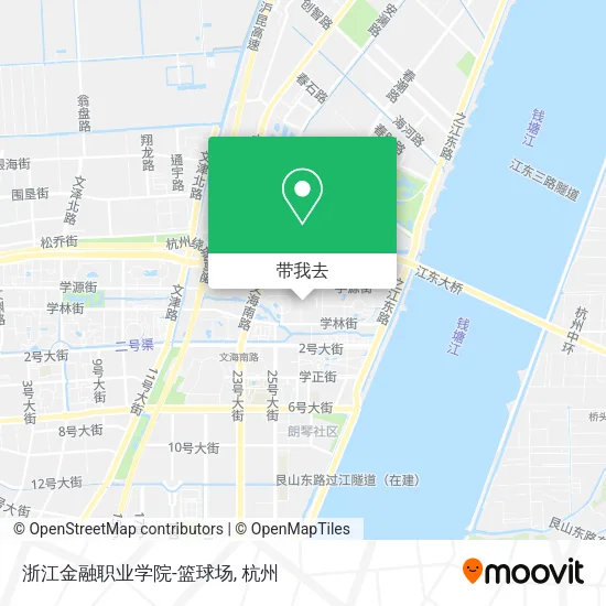 浙江金融职业学院-篮球场地图