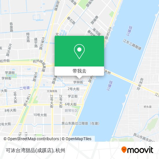 可浓台湾甜品(成蹊店)地图