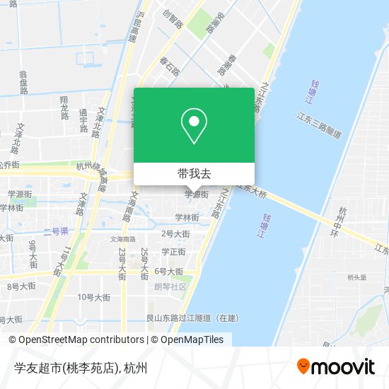 学友超市(桃李苑店)地图