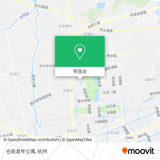 仓前老年公寓地图